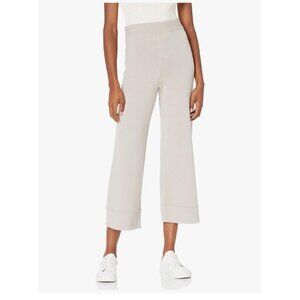 The Drop Womens Bernadette Pull-On Loose-Fit Knit Cropped Sweater Pant gray 3X
